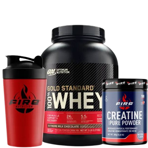 Gold Standard Whey 5 LB (2,27 kg) + Creatina 200 MESH (300 g)